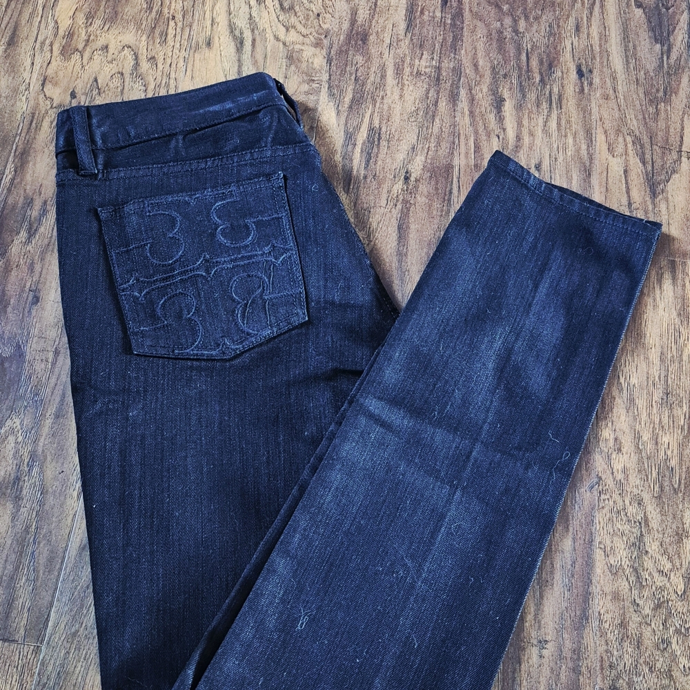 Tory Burch Black Skinny Jeans for Women